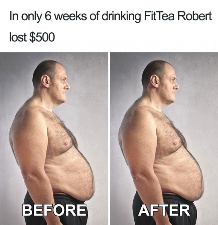 In just 6 weeks of drinking a slimming herbal tea, Rob lost $605 USD (€500)!