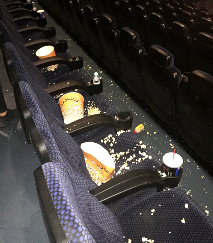 8. When you go to the cinema, but ...
