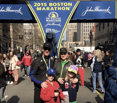 La famille Rossi est partie à Boston pour participer au célèbre marathon..