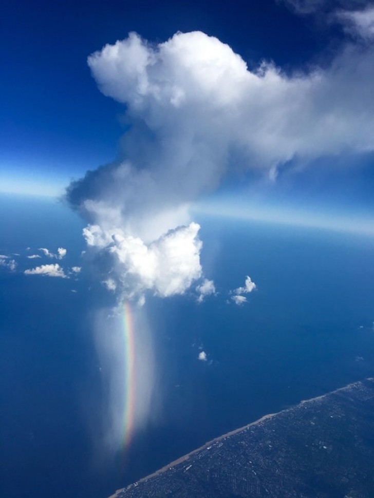 2. Aqui como toma vida un arcoiris.