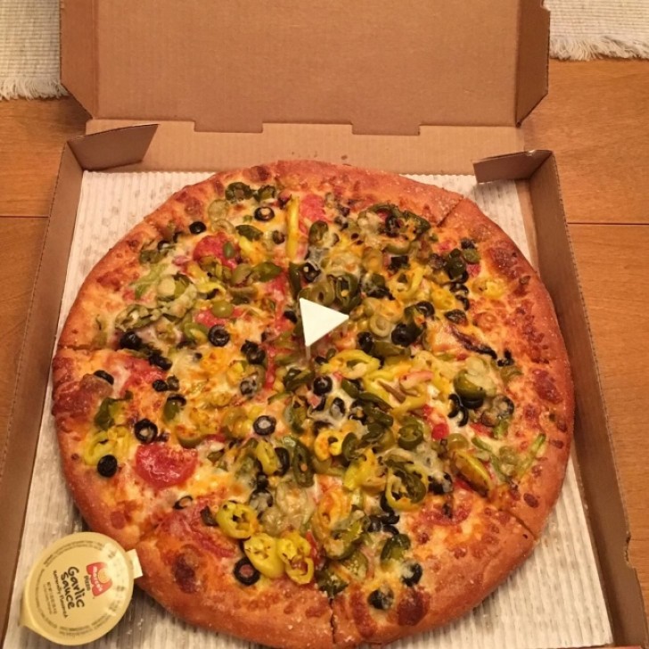 2. När du fotograferar din pizza, och vid första anblicken ser det ut som en video!