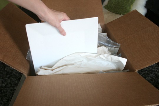 9. Impacchetta i tuoi piatti verticalmente nelle scatole: ciò ridurrà le possibilità che si rompano durante il trasporto