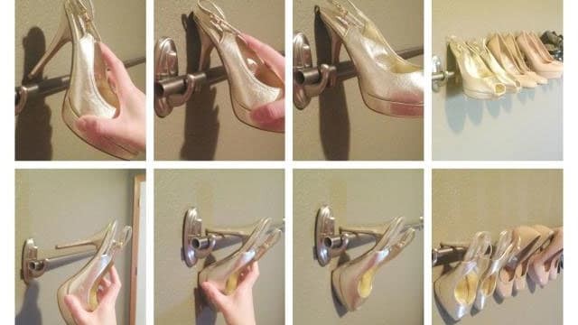 Vous y avez déjà pensé ? En plus, vous avez deux façons de ranger vos chaussures !