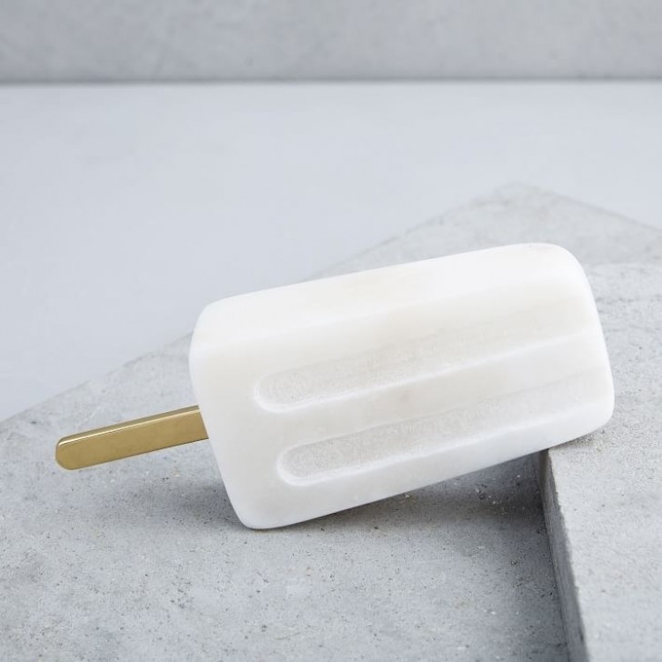 Une glace qui ne se fond jamais ? C'est possible, si c'est du marbre !