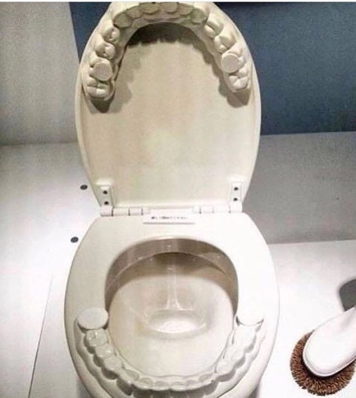 Who would like to use a toilet like that?