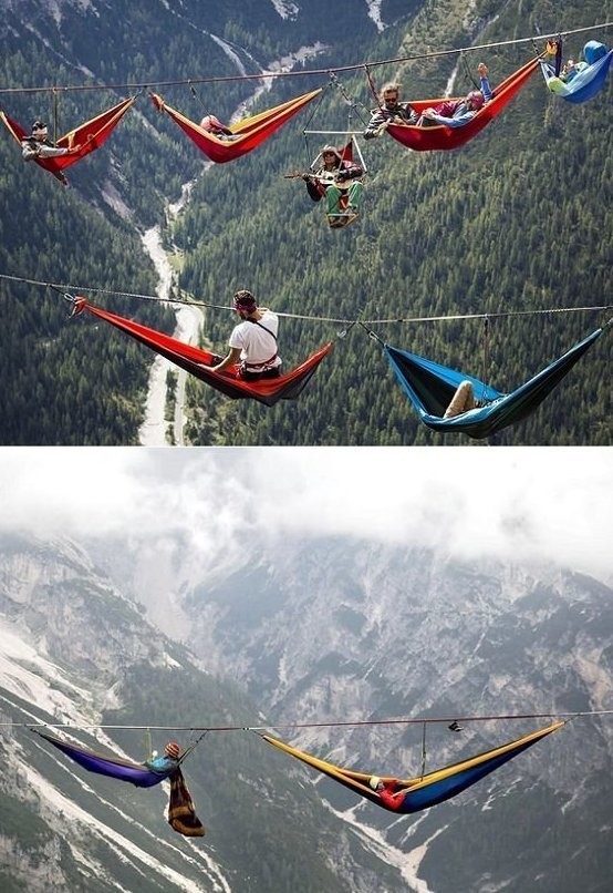 1. Om du inte är rädd för höjder kan du njuta av en picknick med vänner på höjderna av Monte Piana (Dolomiterna)