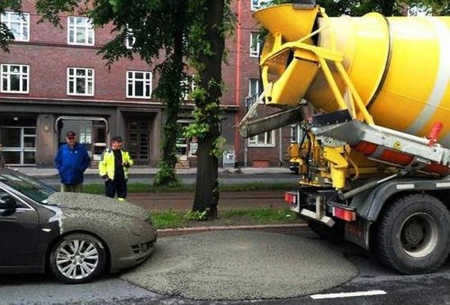 6. Somebody parked in the wrong place!