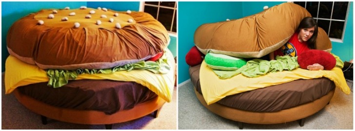 Hamburger bed...