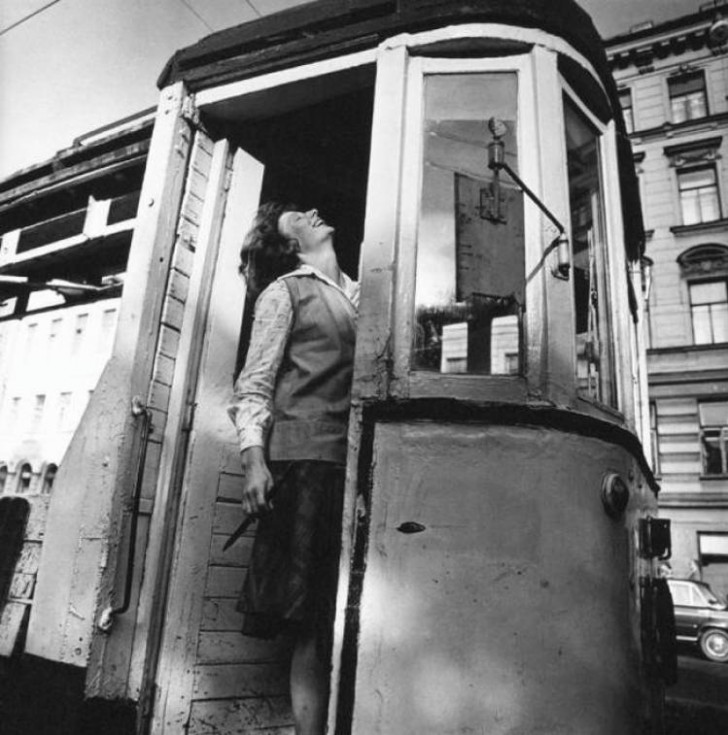 7. Une photo prise à la fin des années 1970, quand le tramway était un moyen de transport beaucoup plus répandu.