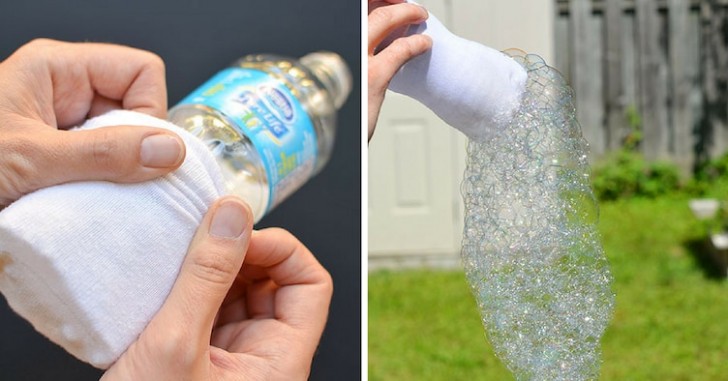 10. Discover a new way to make soap bubbles!