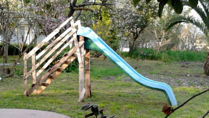 2. A do-it-yourself slide
