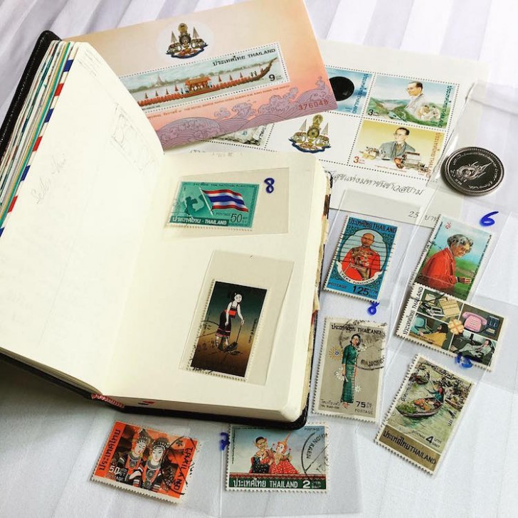Naranja ha iniziato a tenere i diari di viaggio sulla famosa agendina Moleskine 9x14cm.