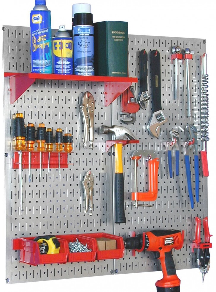 2. A toolbox can be of little use --- better to hang tools on the wall and you will have them immediately available!