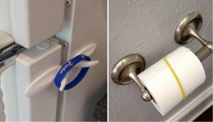 21. From the fridge to a roll of toilet paper --- everything is safe with these tricks!