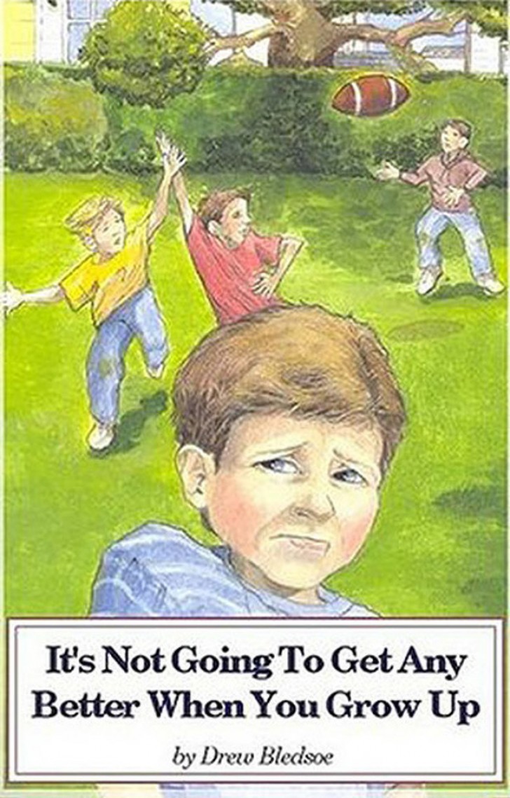 L'autore di questo libro ha una visione decisamente pessimistica della vita: forse scrivere per bambini non era il mestiere più adatto a lui ("Non andrà meglio man mano che crescerai")