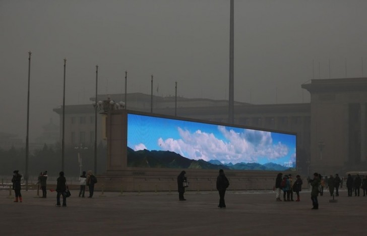 Air pollution in Beijing is so bad that it is scary ...