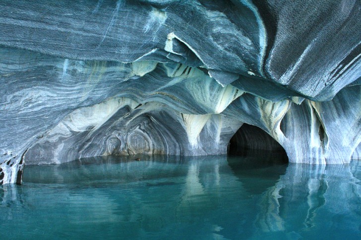 1. Marmorhöhlen, Chile
