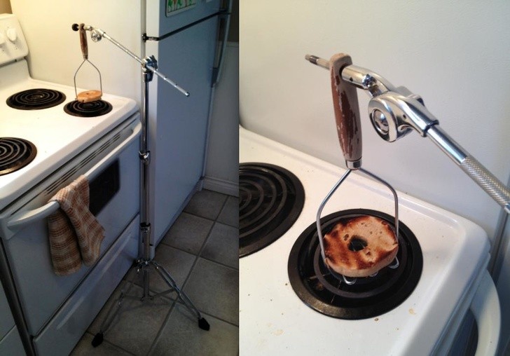 13. A broken toaster? Problem solved!