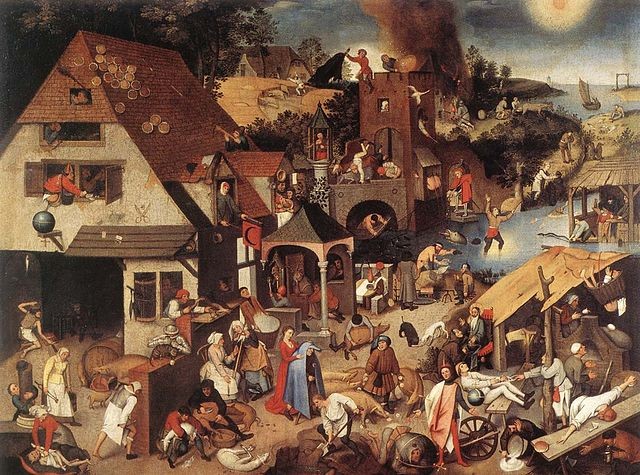 Die Straßen des Mittelalters waren sehr schmutzig
