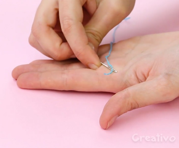 Is your eyesight no longer what it used to be? To easily insert thread into a needle, spread the thread on the palm of your hand and rub the eye of the needle over the thread.