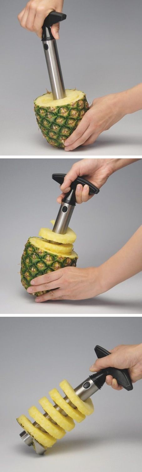 2. Sbucciare un ananas non è mai stato così facile.