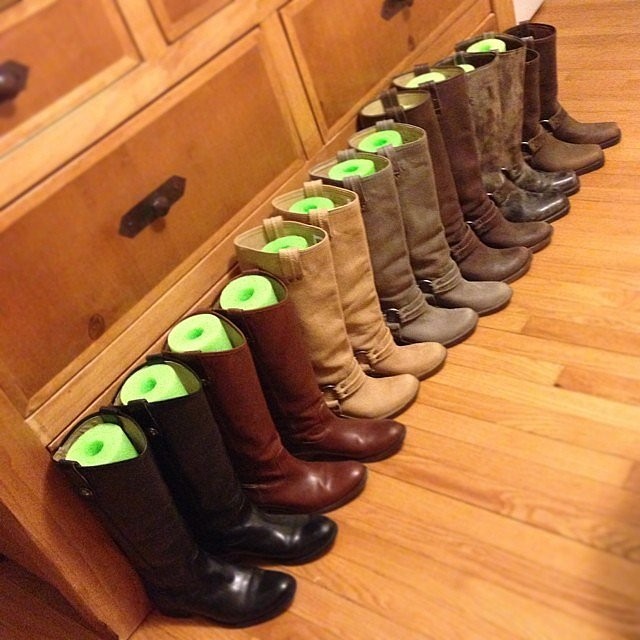  6. Are boots your favorite winter footwear? Stock up on floating tubes!
