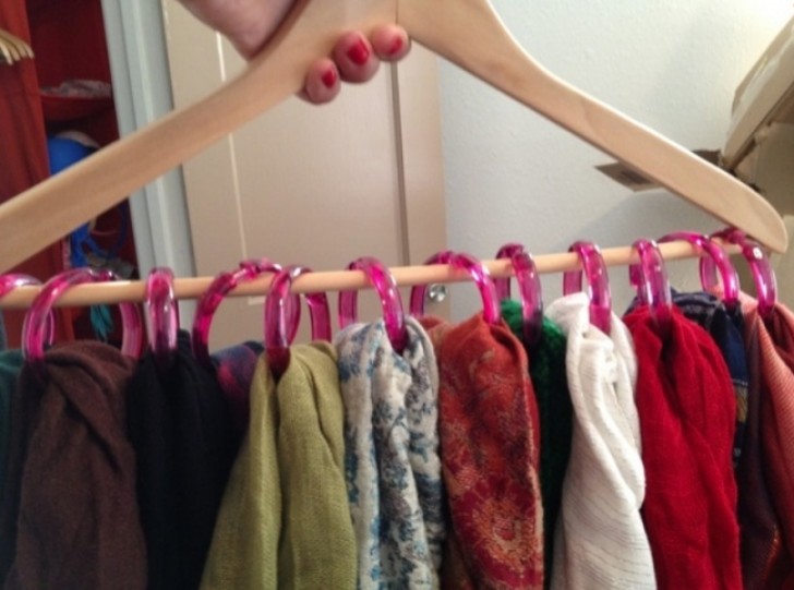 Keeping scarves folded is easy!