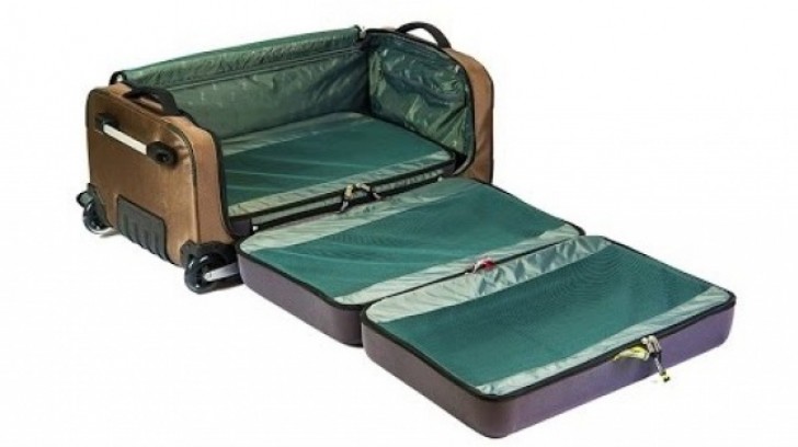 En resväska för långa resor.
