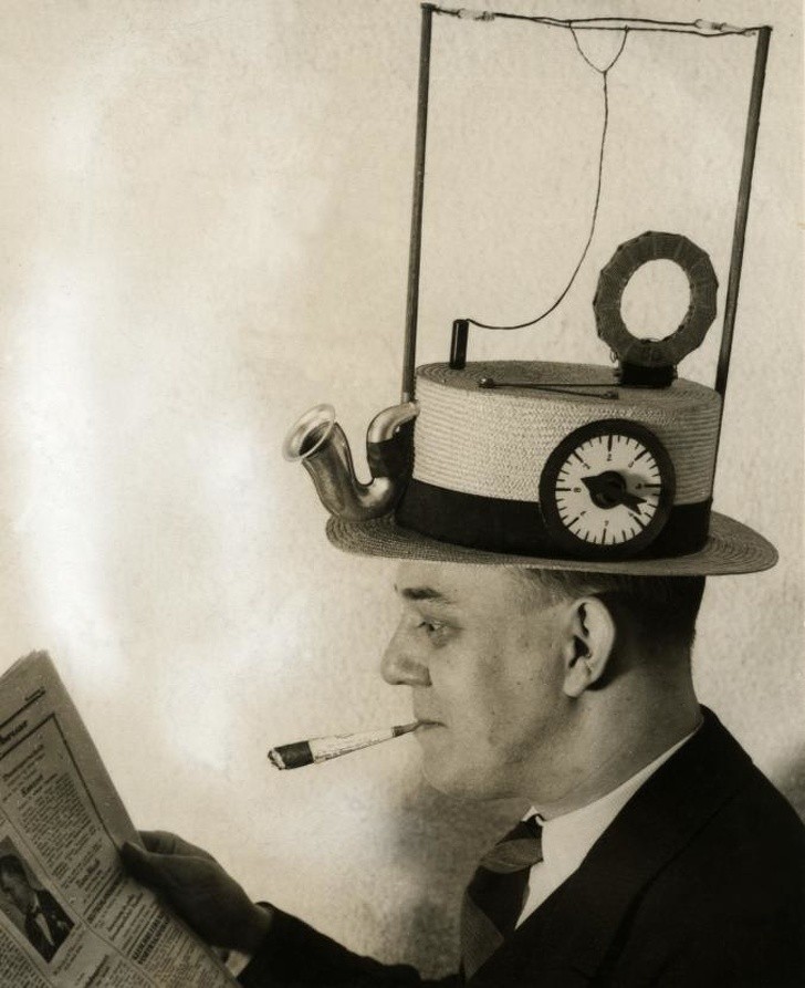 Erfindung eines tragbaren Radios, 1931,