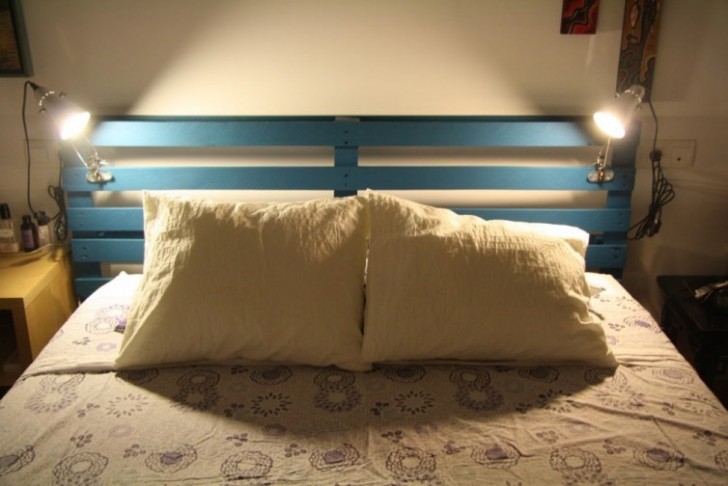 12. A truly original bed headboard.