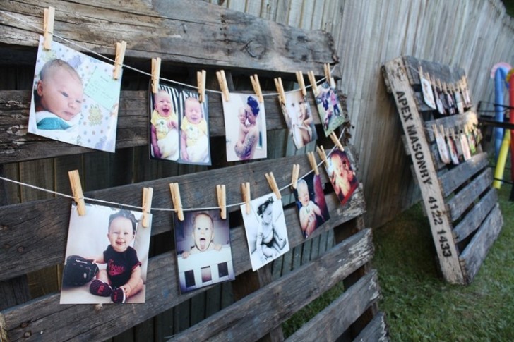 20. A way to display photographs in a creative way.