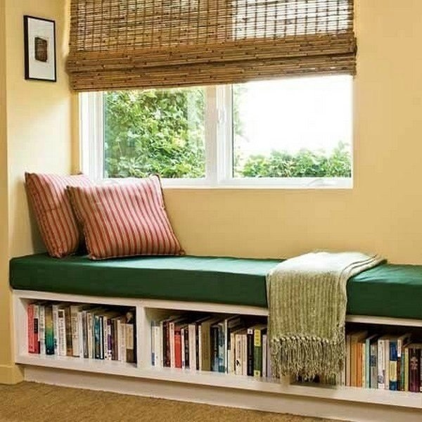  18. Create a soft and cozy window seat! It will be your magic corner for relaxation!