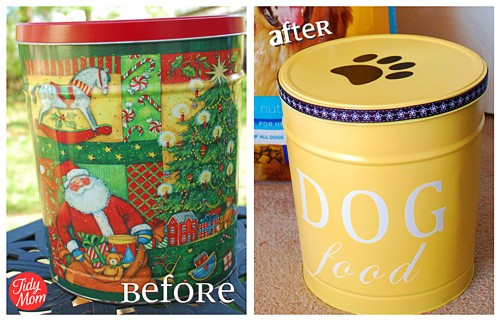 14. And look at this upcycling result using a Christmas holiday tin!