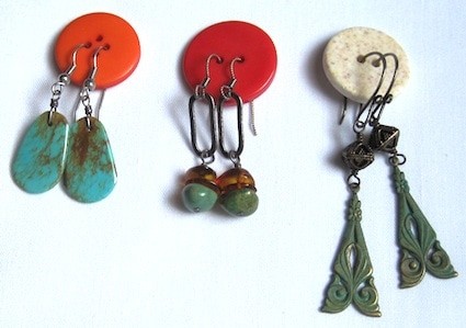 3. Bottons for earrings