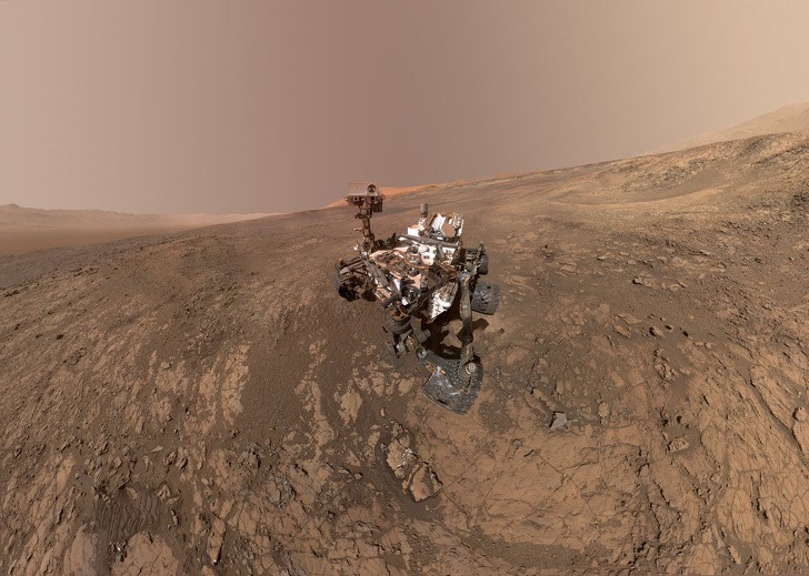 9. Das kuriose Selfie auf dem Mars