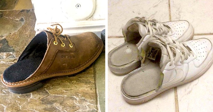 19 La nuova vita di casa delle vecchie scarpe