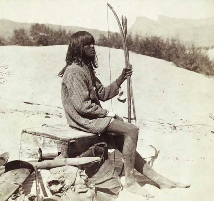 Maiman, ein indischer Mojave, der während eines Teils der zweiten Expedition, an der O'Sullivan teilnahm, als Führer und Dolmetscher diente.