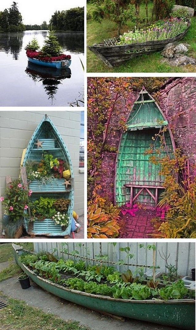 9. Since the do-it-yourself projects utilizing old boats have greatly impressed us, here are some more examples!