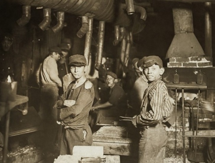 Kinderarbeit war auf der Welt weit verbreitet. 