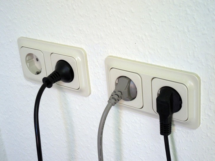 General advice --- unplug electric cables