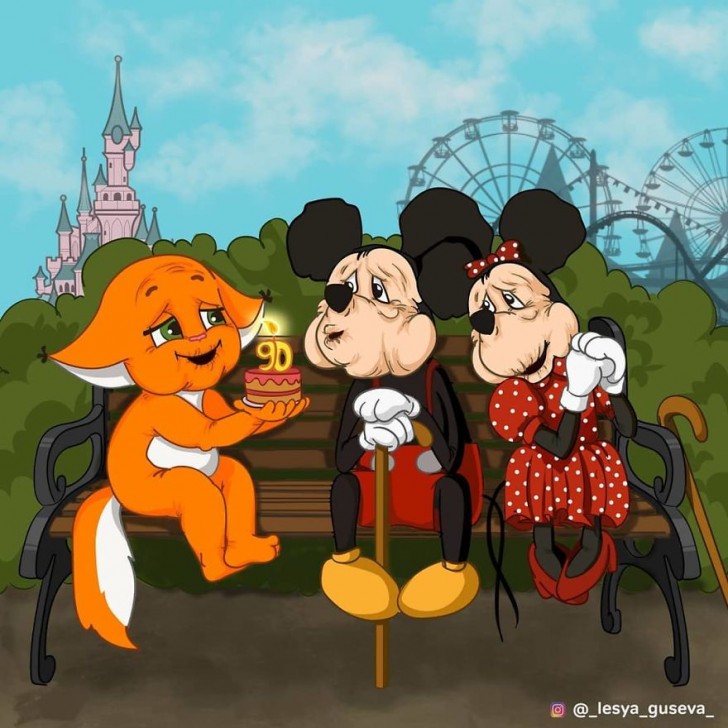 11. Minnie und Mickey feiern ihren 90. Hochzeitstag in Disneyland