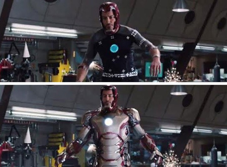 Où est le costume d'Iron Man ?