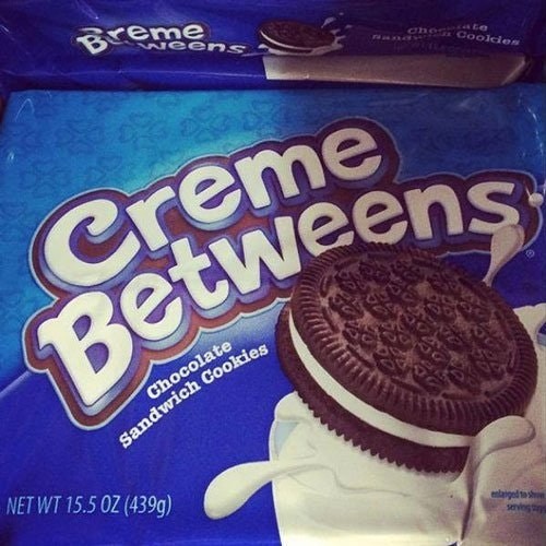 Are Oreo cookies your favorite cookies? Then this version called "Creme Betweens" should really get on your nerves!