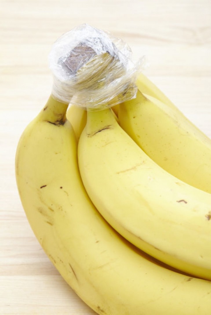 2. Bananen länger frisch halten.