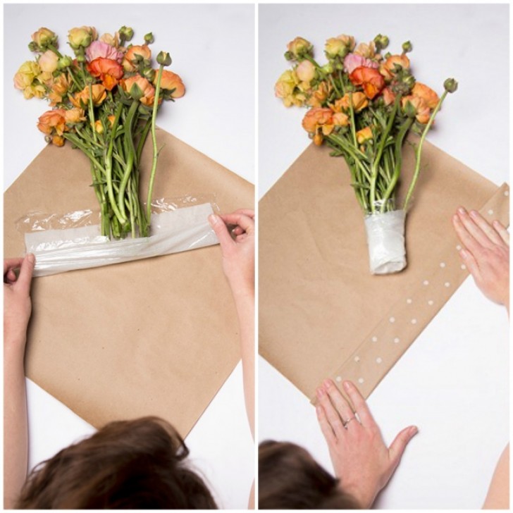 7. Un bouquet de fleurs de bricolage..... Fraiches !