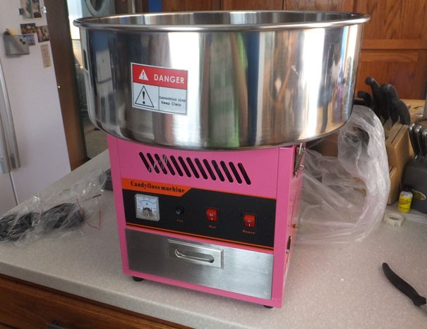 We wanted a fryer and we got a cotton candy machine.