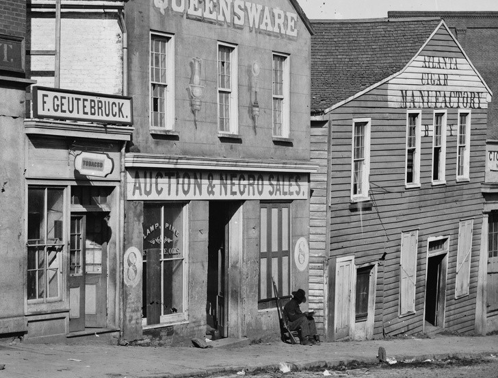 11. Die Auktionen von Schwarzen im Alabama von 1864.
