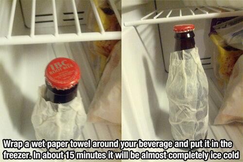 2. Prepare an iced drink in 15 minutes.