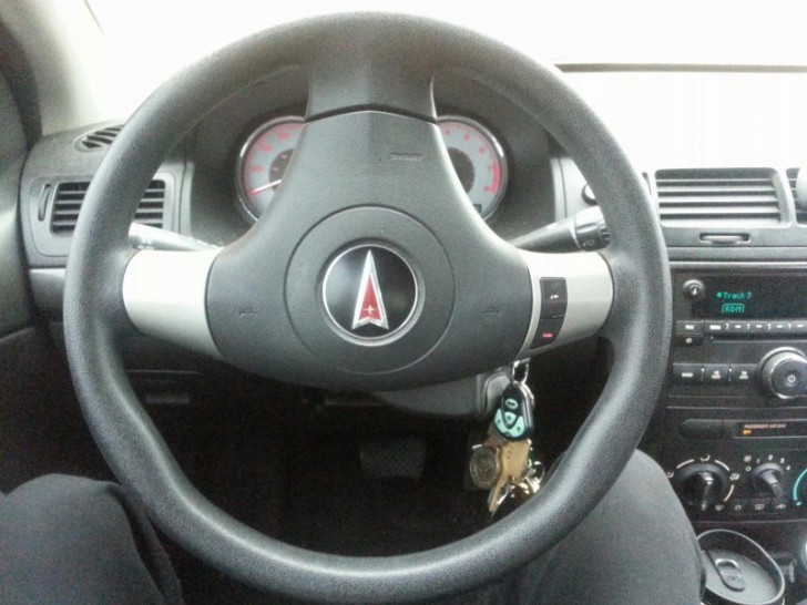 3. A burning hot steering wheel