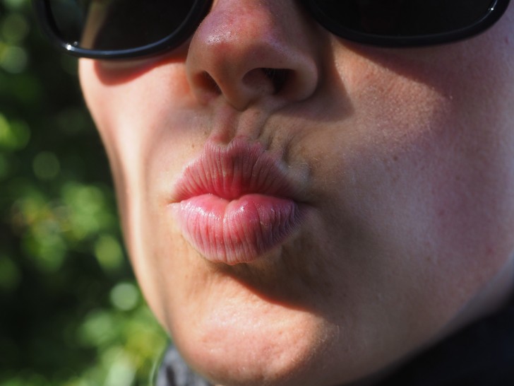 De lippen.